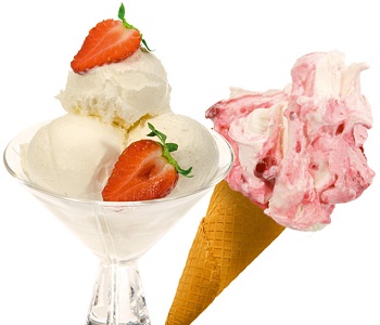 kem tươi kem tươi được làm từ bạch dương